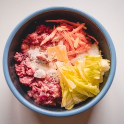 Hovězí maso s droby