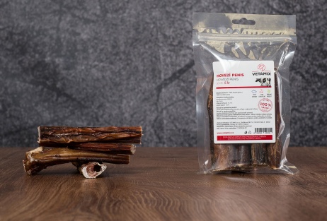 Sušený hovädzí penis 12cm balenie 5ks