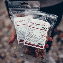 Sušené hovädzie šľachy